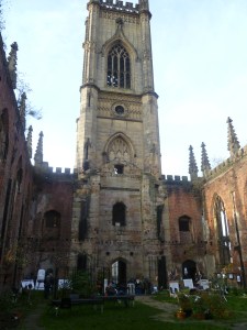 Bombed-Out Church Interior